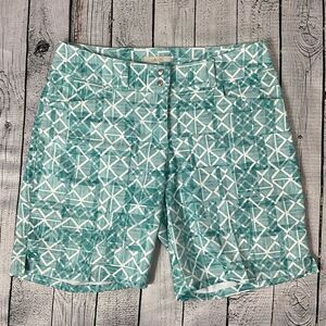 adidas Teal and White Athletic Shorts